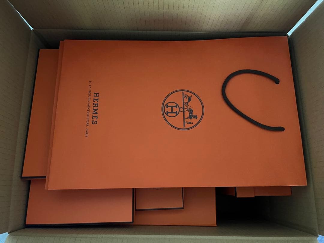 HERMES エルメス　空箱　大・中・小12点 / 紙袋　中5点小5点　計22点