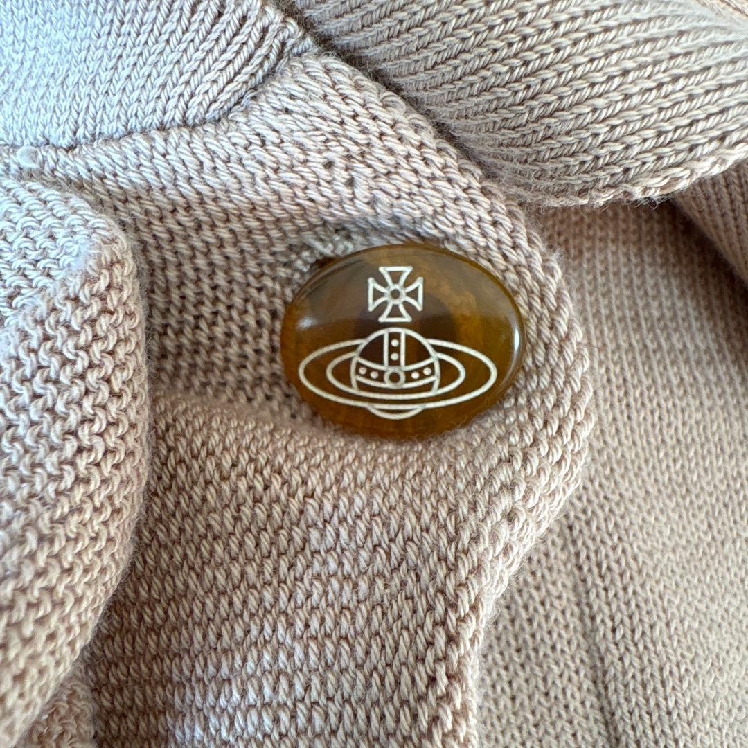 極美品✨ヴィヴィアンウエストウッド　オーブボタン アシメ　コットンニット