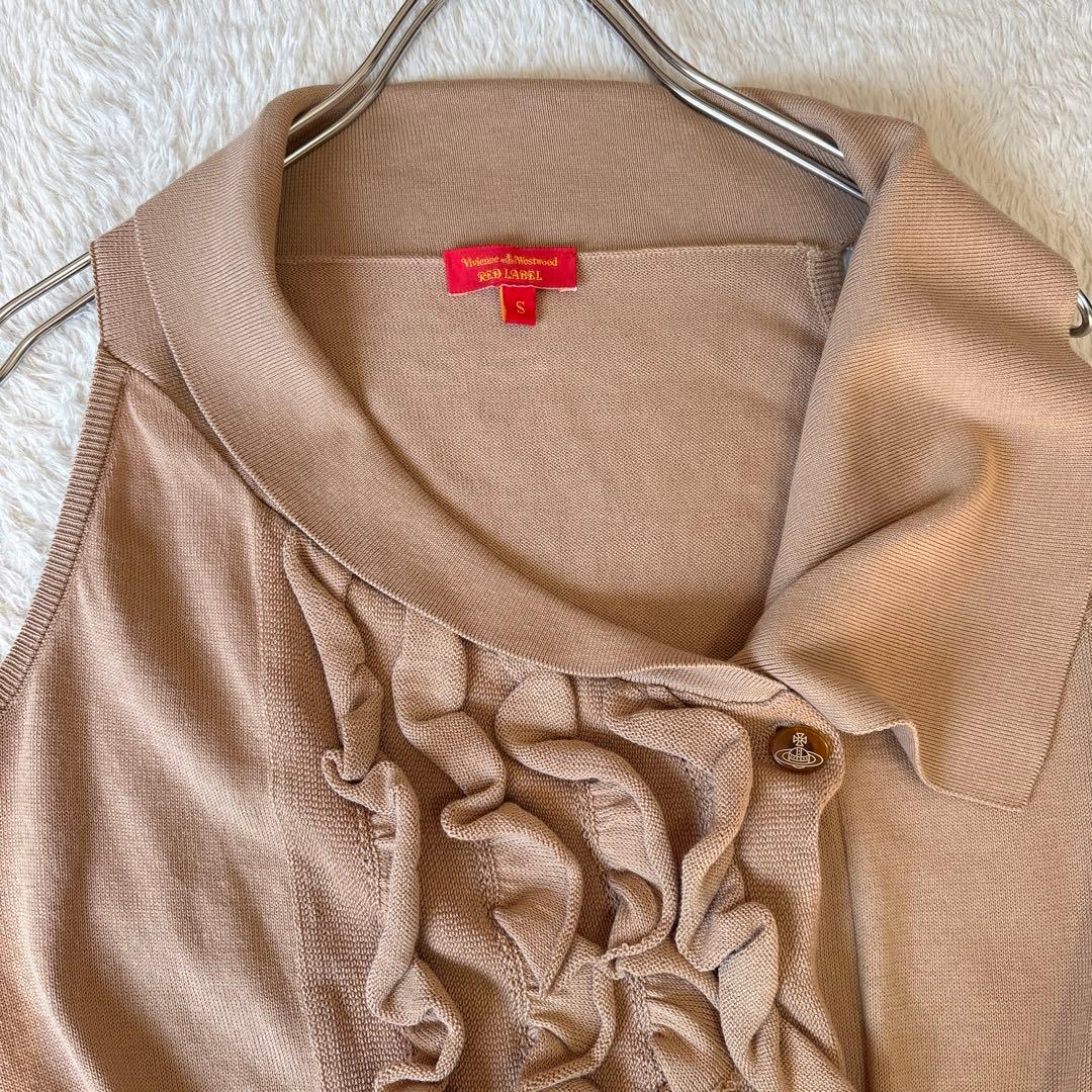 極美品✨ヴィヴィアンウエストウッド　オーブボタン アシメ　コットンニット