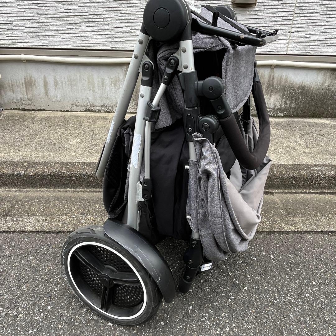 【値下げ】　Phil & Teds Dash 2人乗り　ベビーカ　三輪