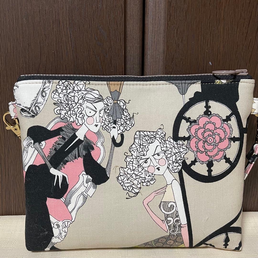 ♡12㎝ファスナーポーチ♡ハンドメイド　アレキサンダーヘンリーと♡20㎝ポーチ♡