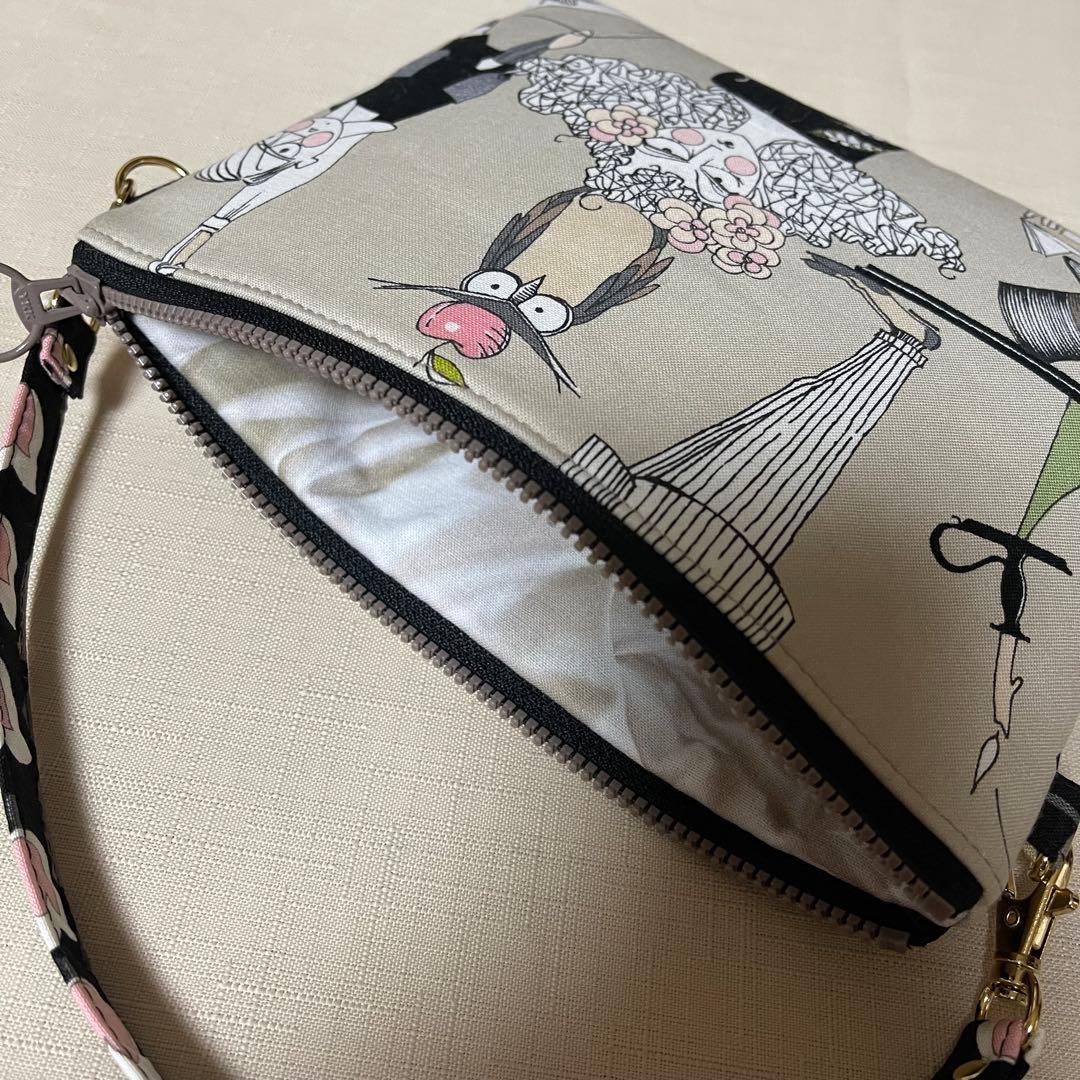 ♡12㎝ファスナーポーチ♡ハンドメイド　アレキサンダーヘンリーと♡20㎝ポーチ♡