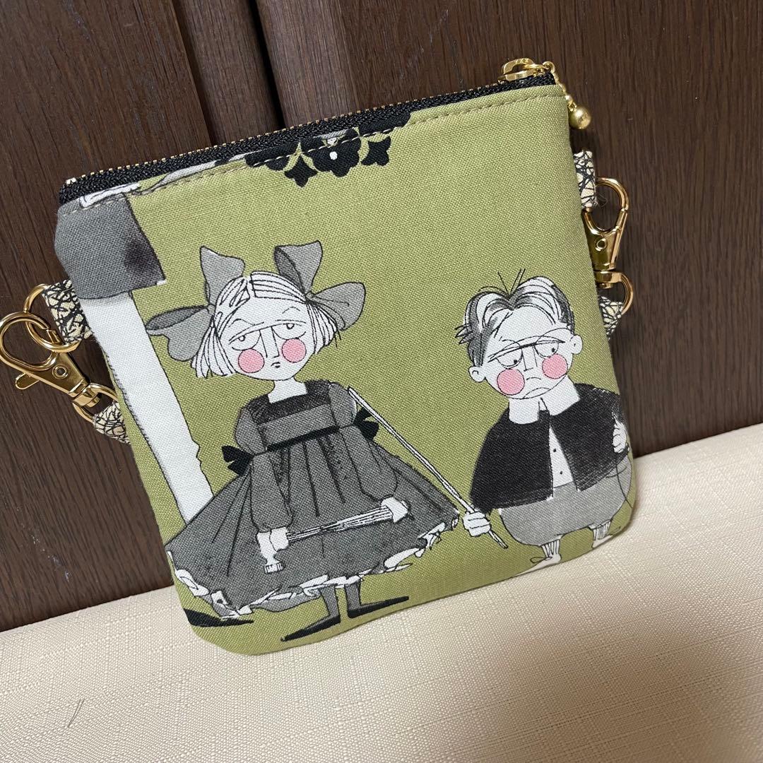 ♡12㎝ファスナーポーチ♡ハンドメイド　アレキサンダーヘンリーと♡20㎝ポーチ♡