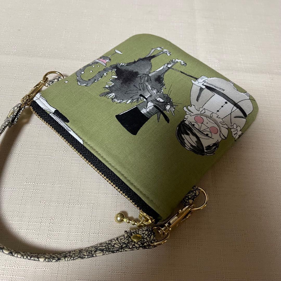 ♡12㎝ファスナーポーチ♡ハンドメイド　アレキサンダーヘンリーと♡20㎝ポーチ♡