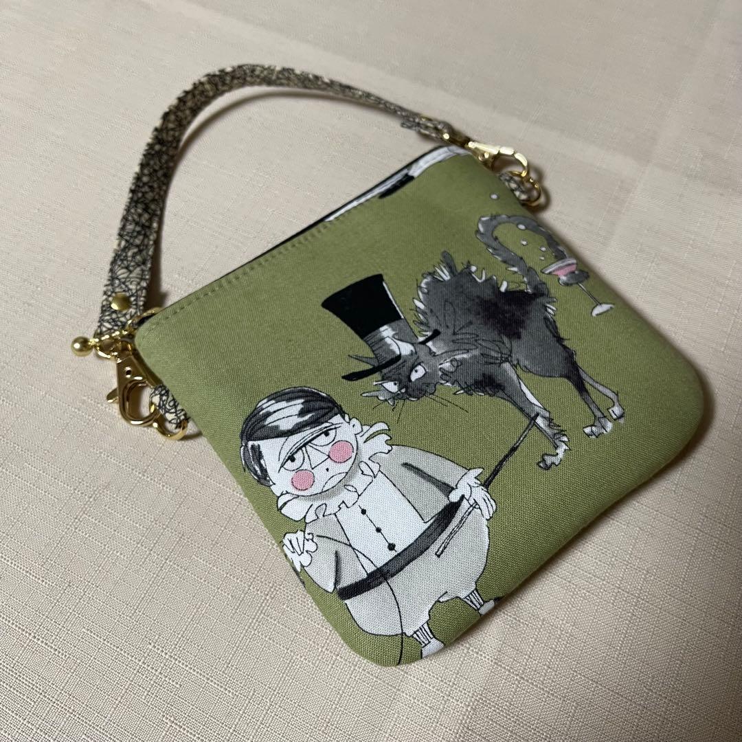 ♡12㎝ファスナーポーチ♡ハンドメイド　アレキサンダーヘンリーと♡20㎝ポーチ♡