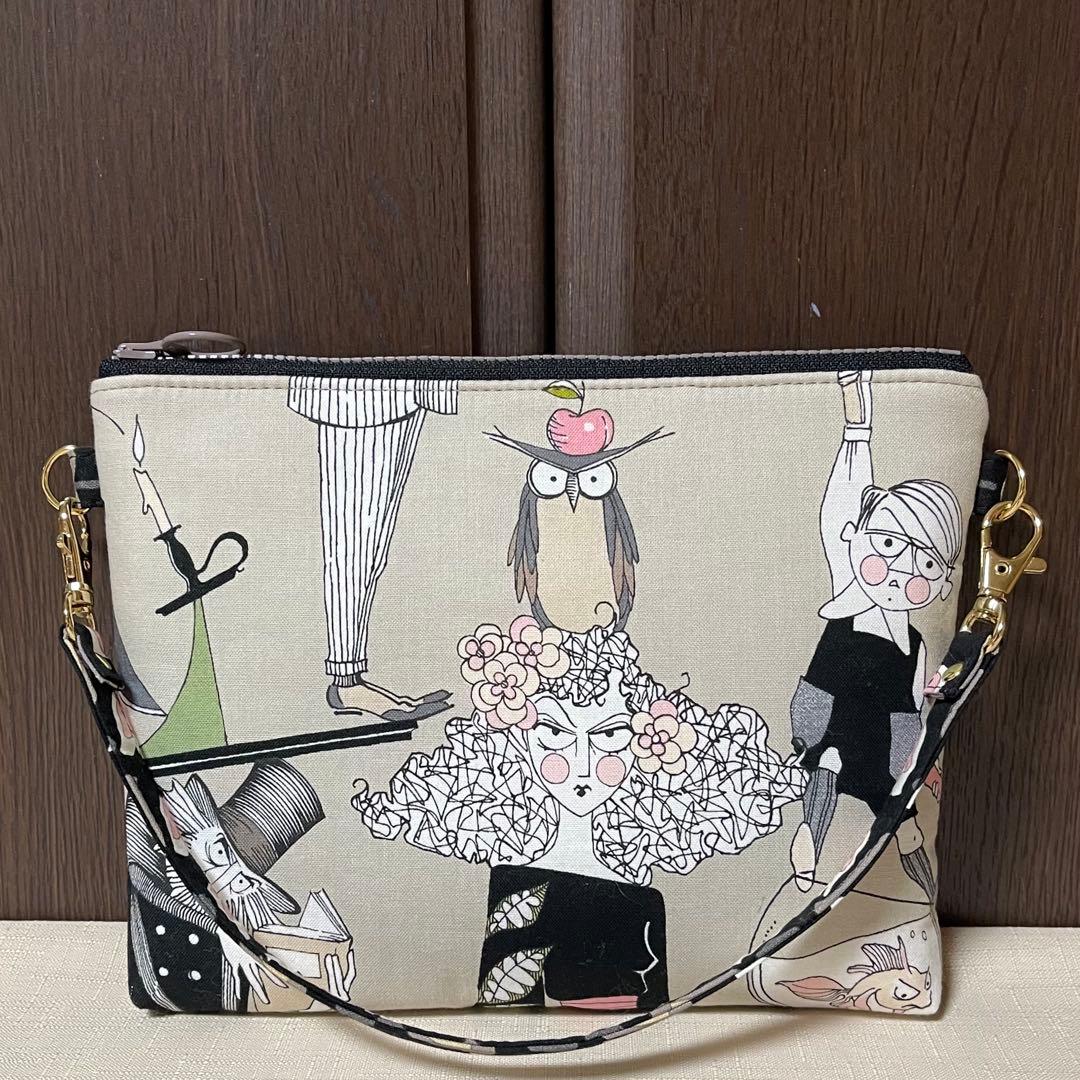 ♡12㎝ファスナーポーチ♡ハンドメイド　アレキサンダーヘンリーと♡20㎝ポーチ♡