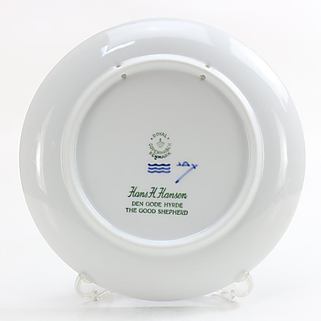 1957年 「羊と羊飼い」 イヤープレート ロイヤルコペンハーゲン