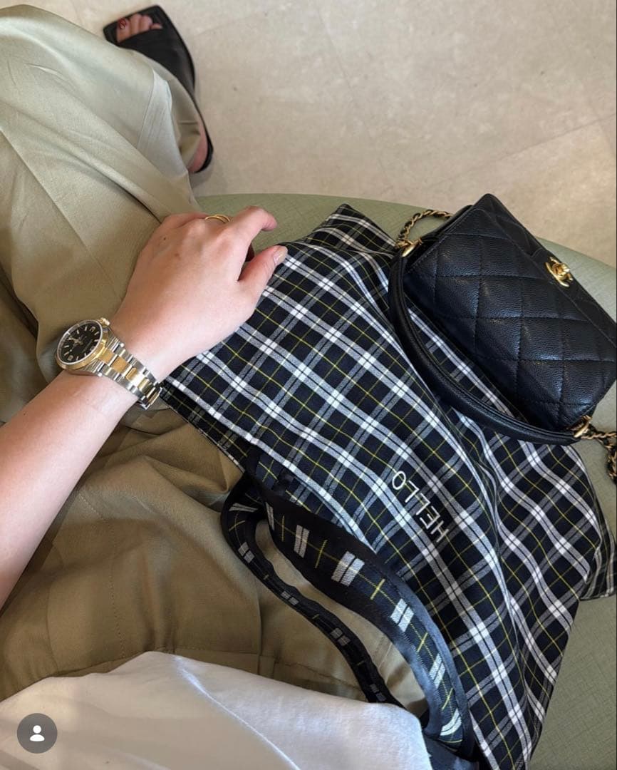 OHGA オーガ　トート　チェック　完売品