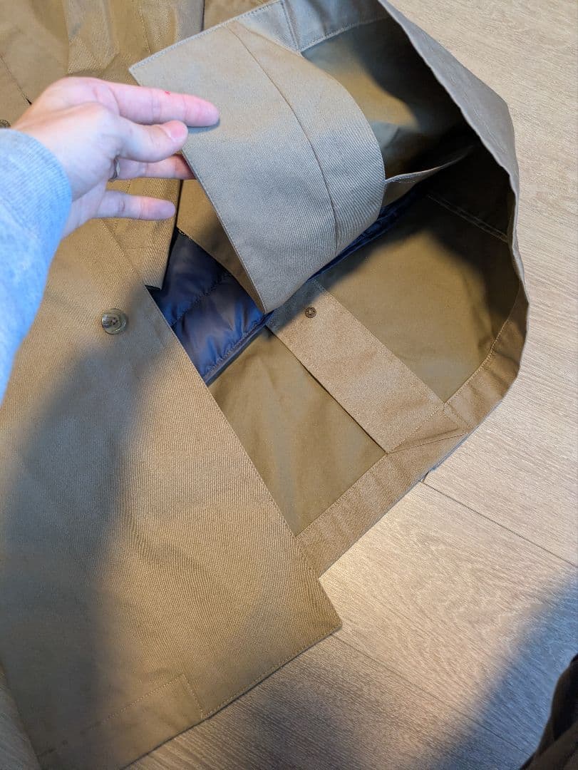 【未使用】ships GREEN STORM SYSTEM ダウンライナーコート