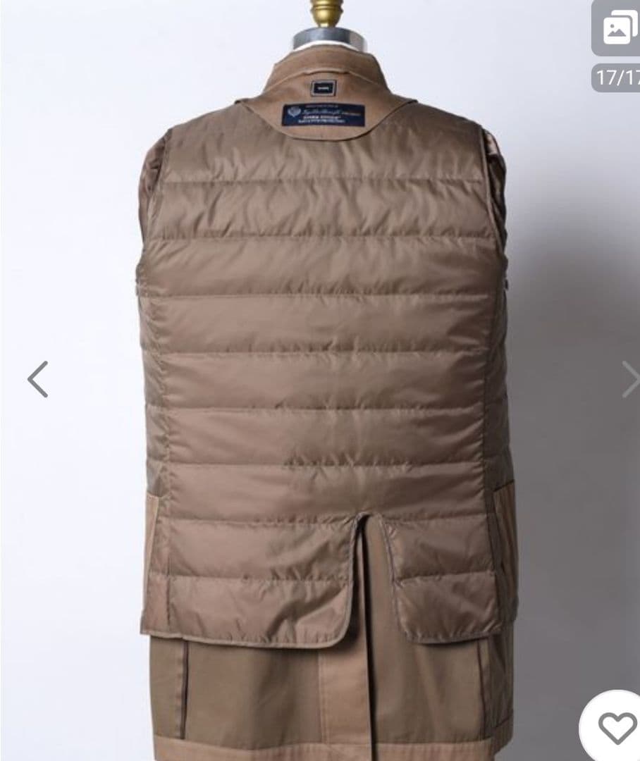 【未使用】ships GREEN STORM SYSTEM ダウンライナーコート