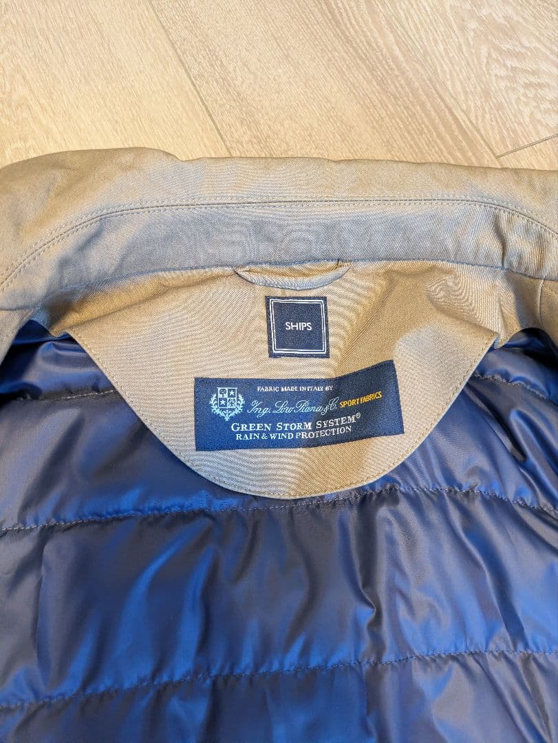 【未使用】ships GREEN STORM SYSTEM ダウンライナーコート