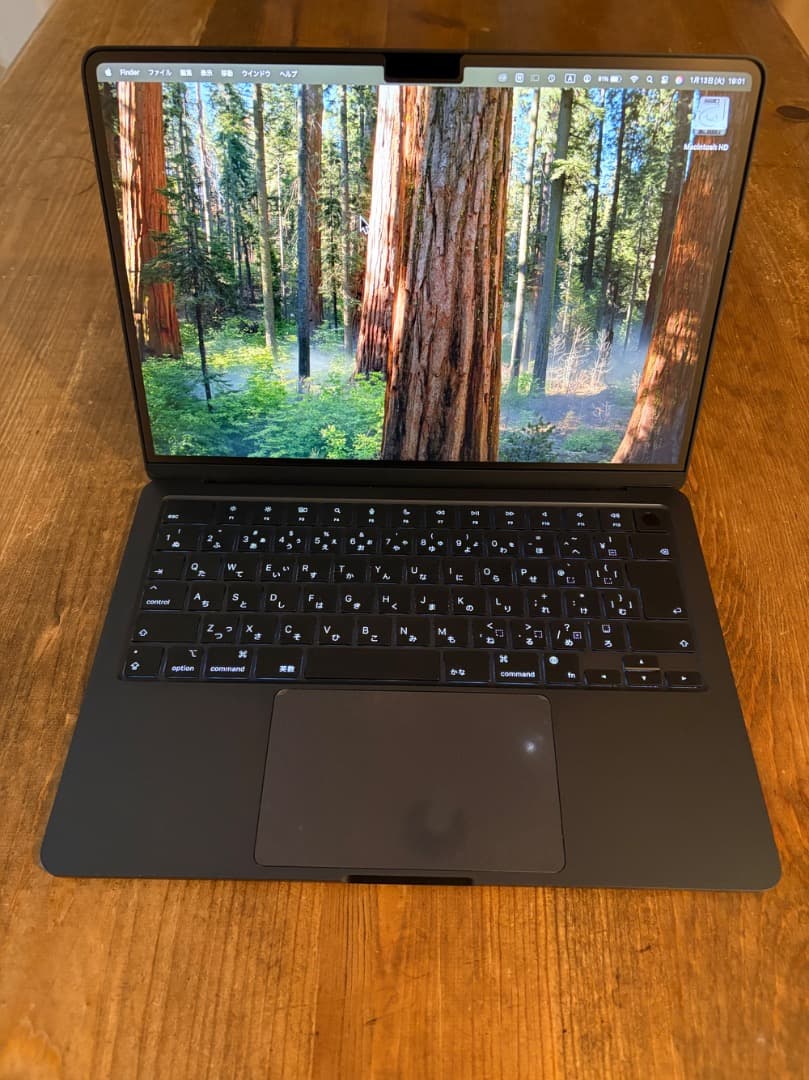 【美品・長期保証】MacBook Air M3（13）16GB 512GB