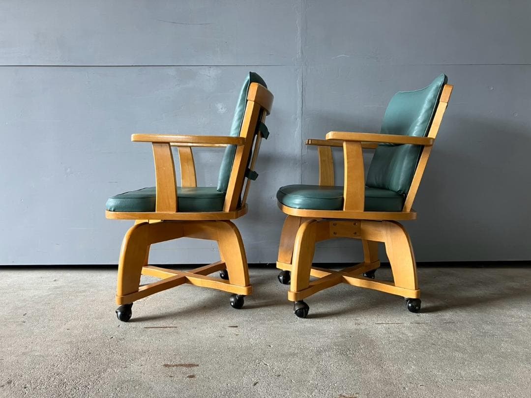 回転チェア アームチェア ダイニングチェア チェア 2脚セット RWcha23