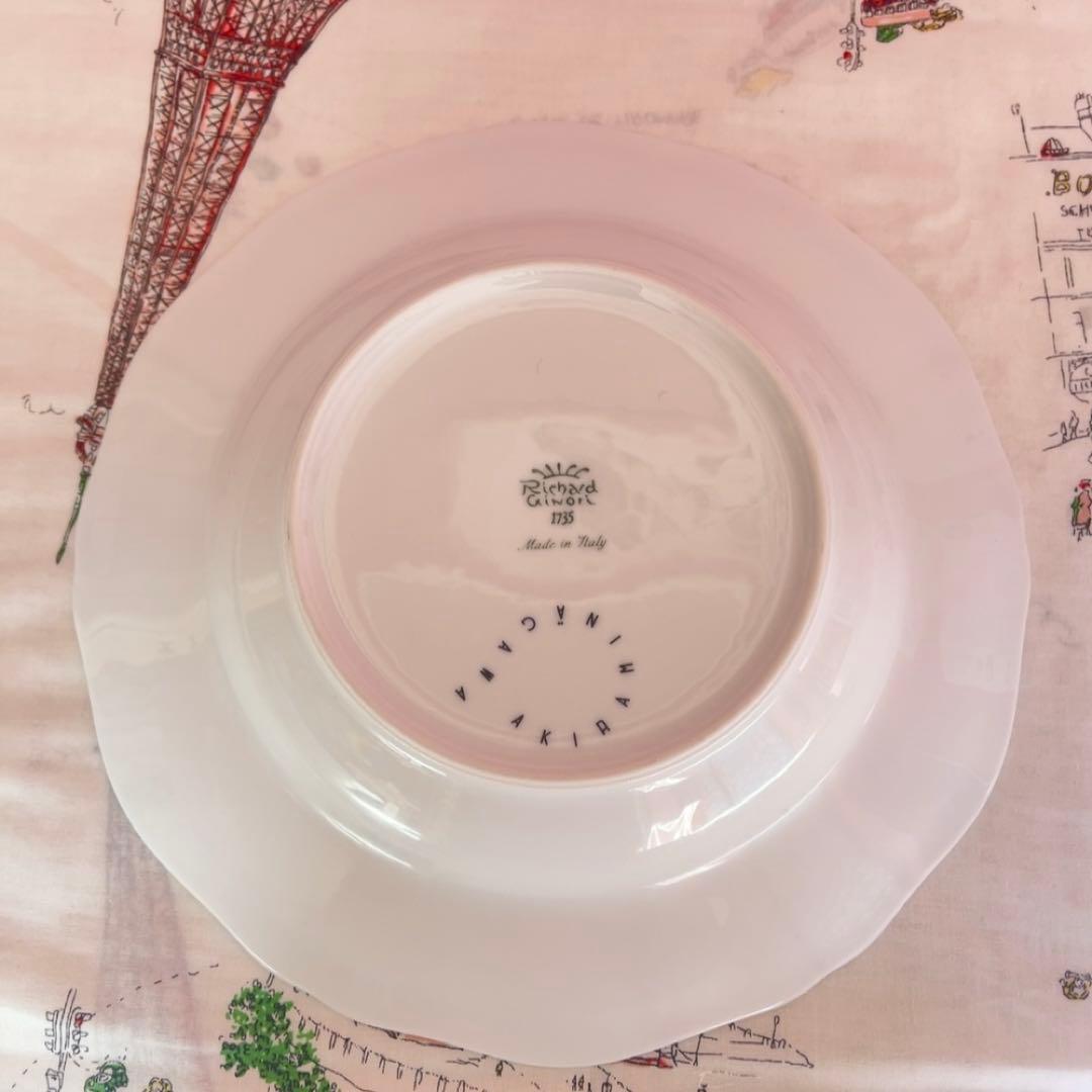 【廃盤】ミナペルホネン　リチャードジノリコラボプレート23.5cm2枚セット