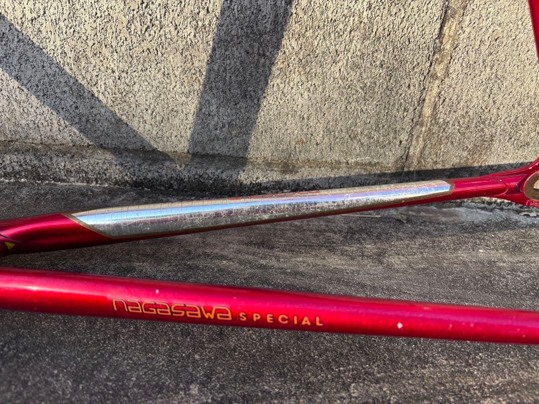 NAGASAWA ピストバイク フレーム NJS 中野レッド C-C530
