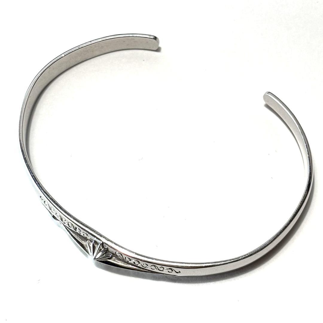 新品未使用☆SAAD サード シルバー925 サンシンボル アラベスク バングル