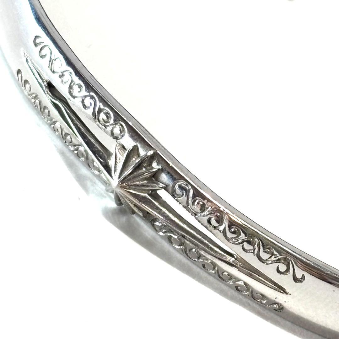 新品未使用☆SAAD サード シルバー925 サンシンボル アラベスク バングル