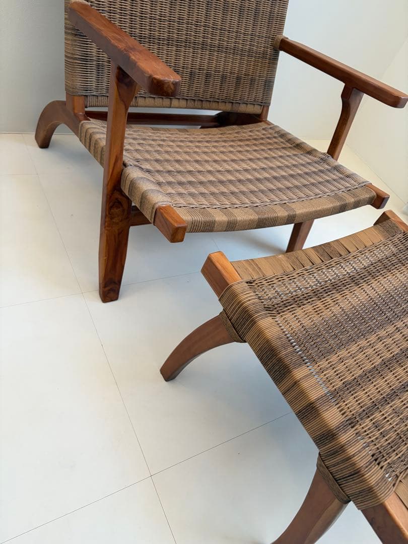 ハンスJウェグナー　CH25 キューバチェア　オットマン