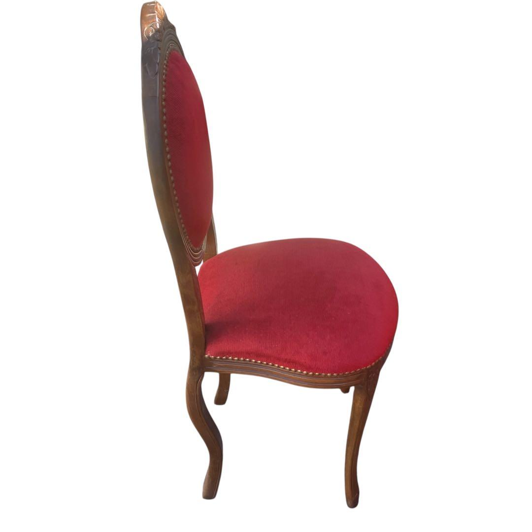 美品　イタリア製　ロココ調　アンティークチェア　ドールチェア　ヴィンテージ　猫足