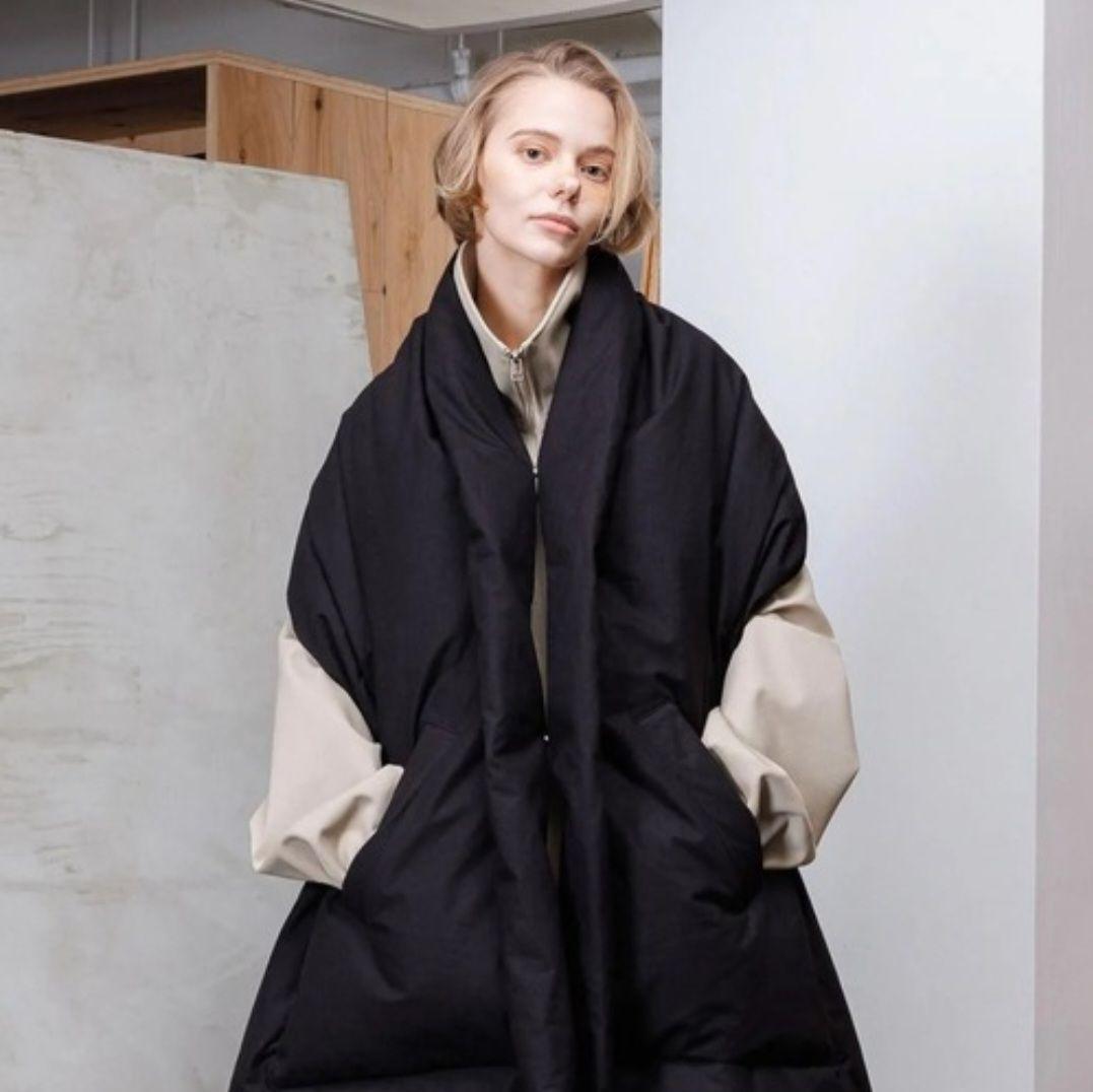 【VOAAOV】 KAWADA DOWN Big Stole -Cotton