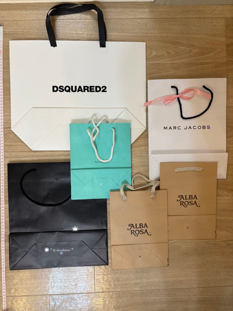 【まとめ売り】ブランド紙袋 ショッパー 30枚＋1枚　GUCCI紐4本