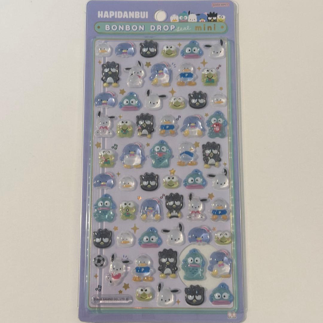 【正規品】ボンボンドロップ シール 8枚セット　サンリオ③ mini