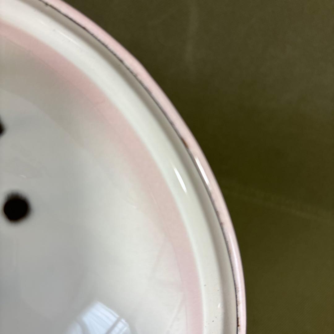 イマン　ホーロー製コランダー受け皿付き