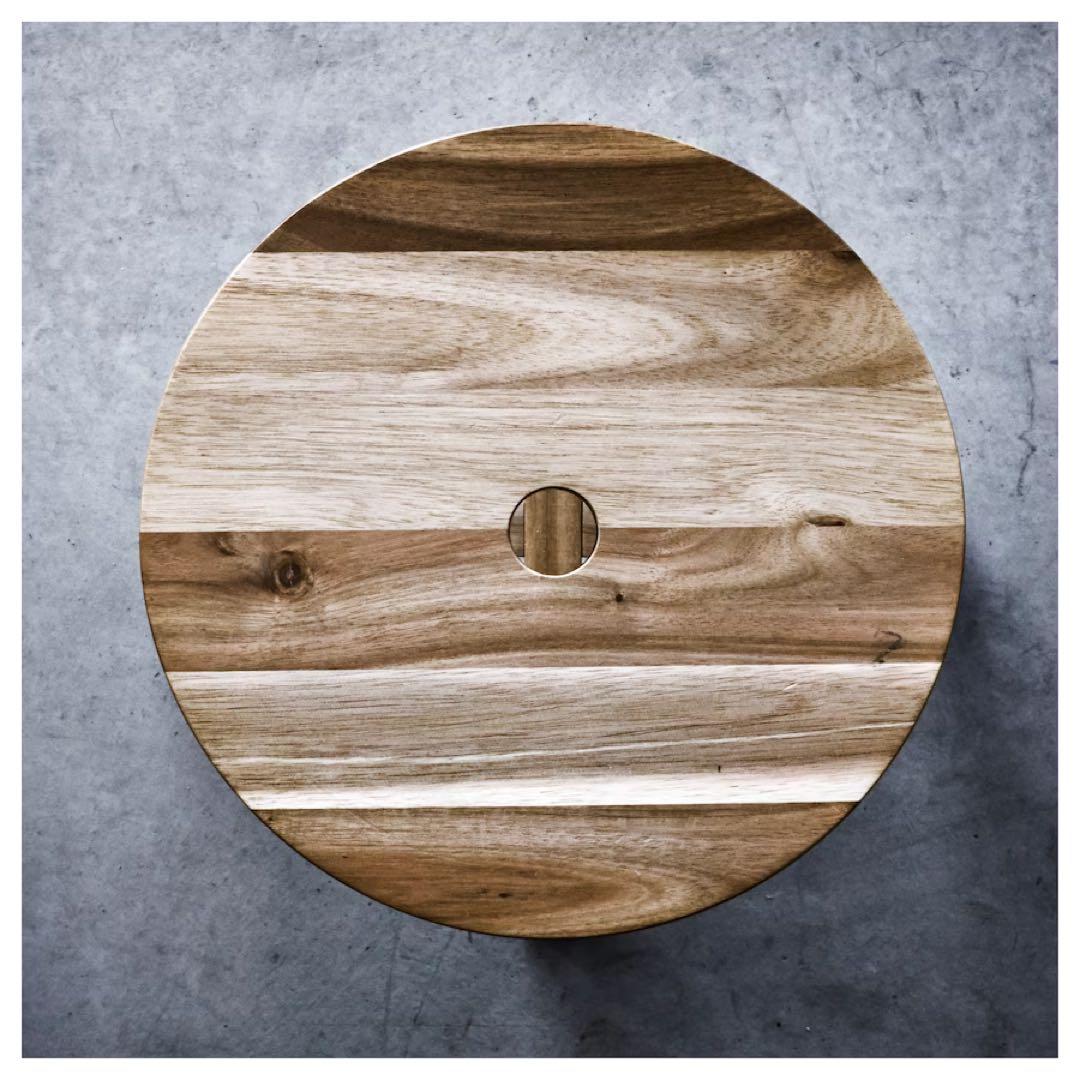 IKEA イケア　スコグスタ スツール　アカシア材　2脚セット