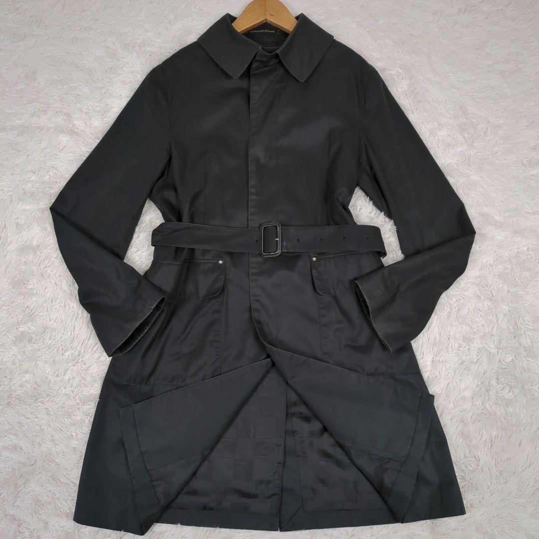 【希少 L】マッキントッシュ　ダウンフィールド　ステンカラーコート　裏地総柄