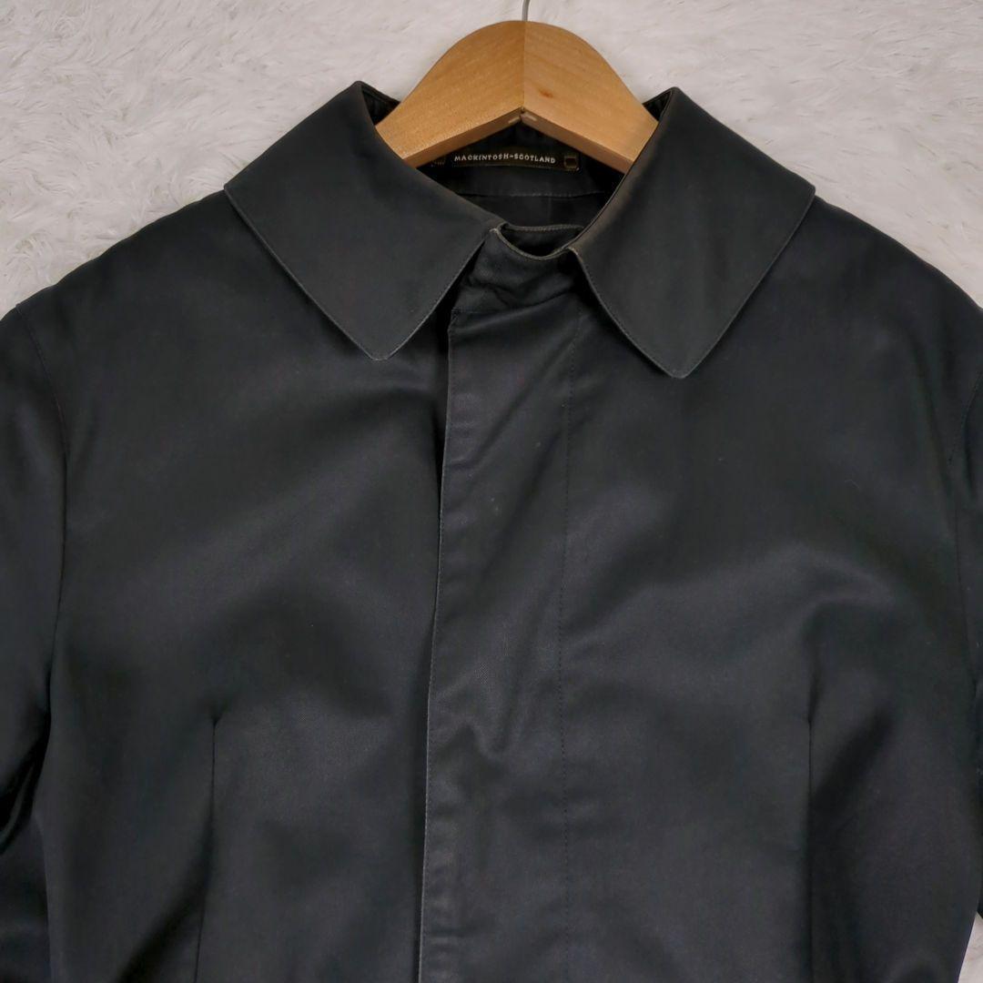 【希少 L】マッキントッシュ　ダウンフィールド　ステンカラーコート　裏地総柄