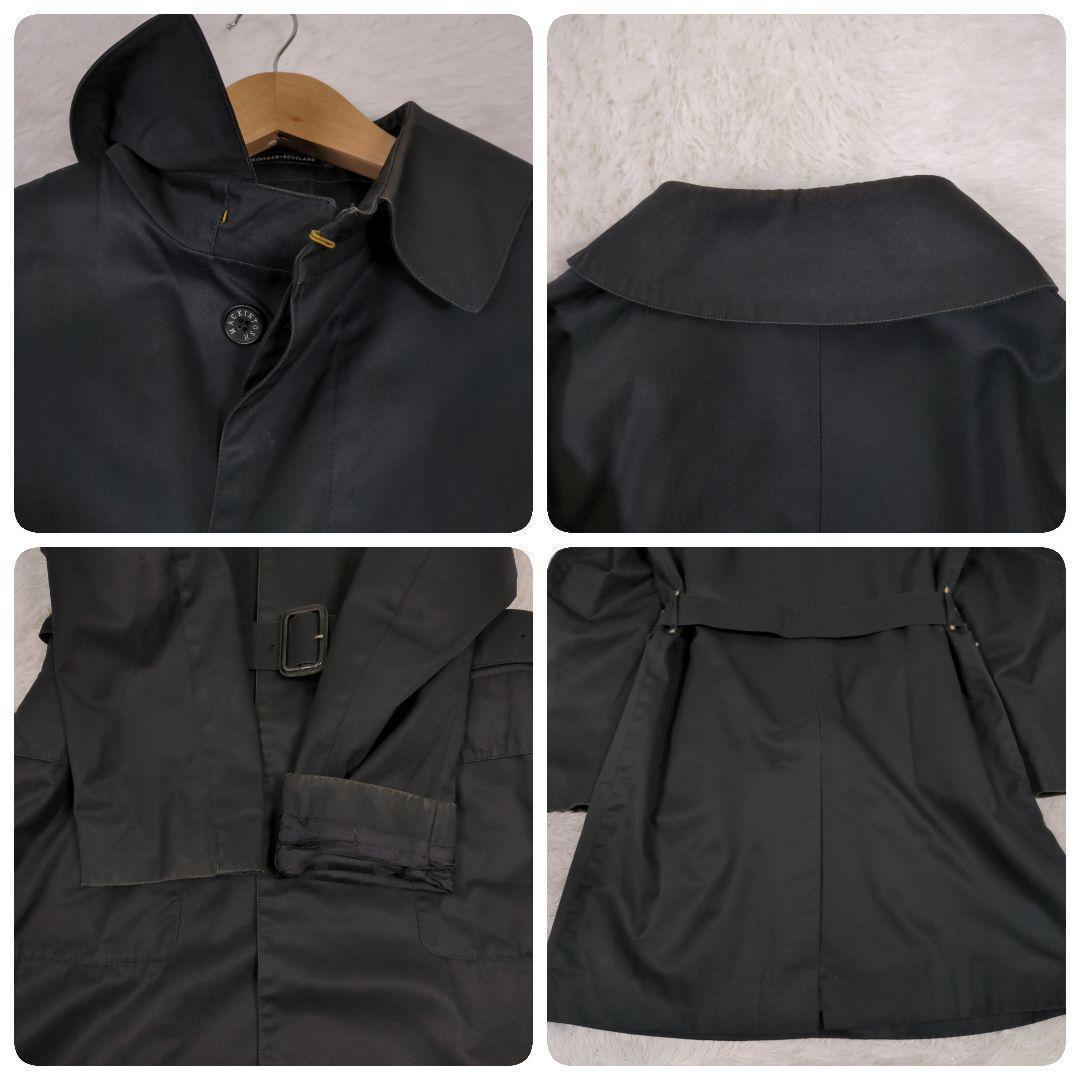 【希少 L】マッキントッシュ　ダウンフィールド　ステンカラーコート　裏地総柄