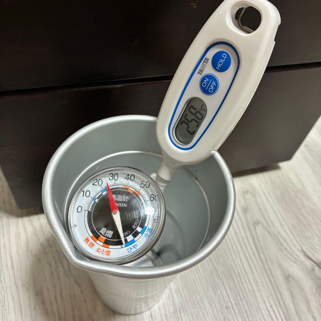 【かんすけ】　熱燗　サンシン電気式酒燗機TKD-4A TANITA温度計付き