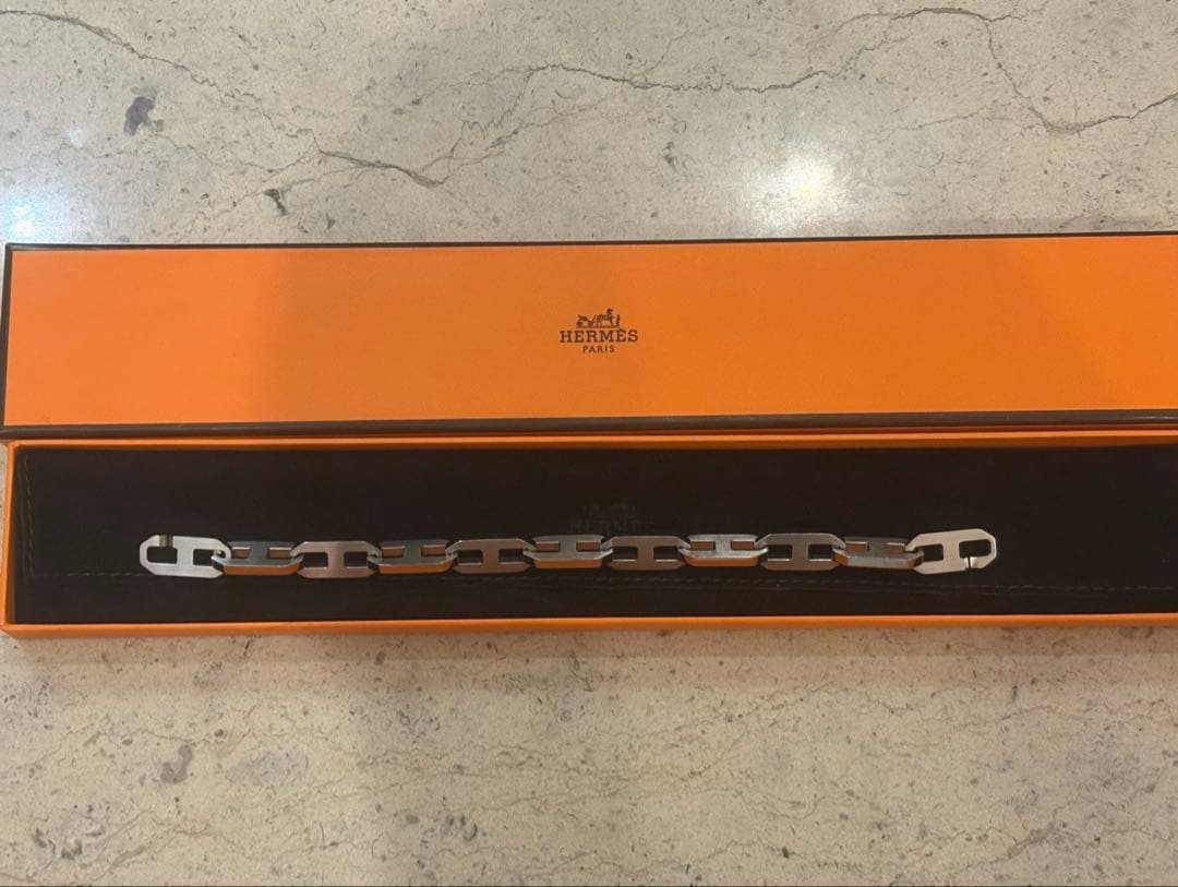 新品 エルメス マイヨン ブレスレット T4 11コマ