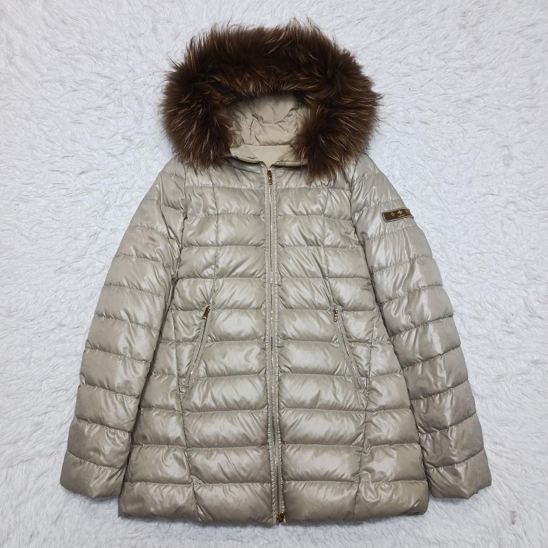 ✨美品✨タトラス　ブリダ　リバーシブル　ダウンジャケット　ベージュ　2