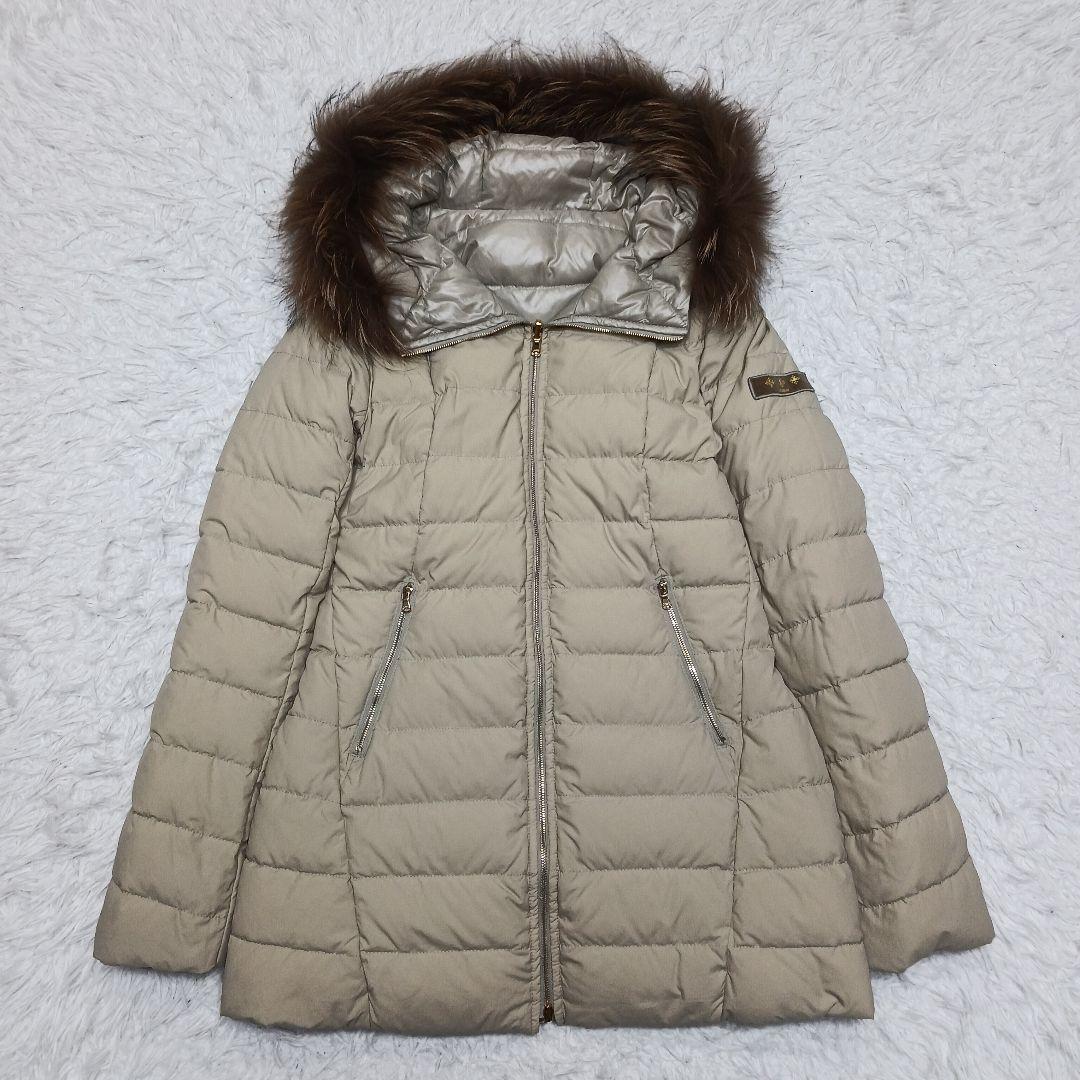 ✨美品✨タトラス　ブリダ　リバーシブル　ダウンジャケット　ベージュ　2