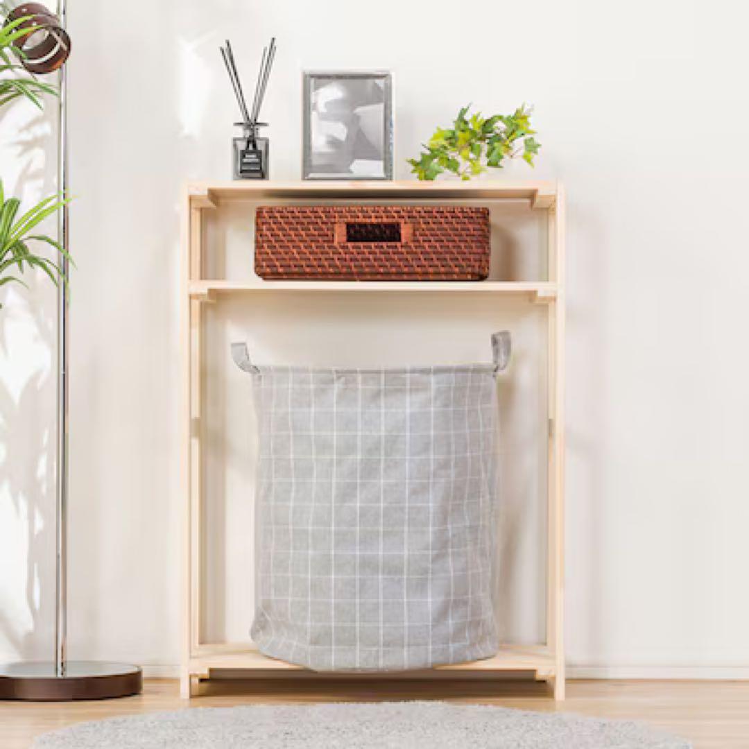 ニトリ　パインラック　おもちゃ収納　キッズデスク