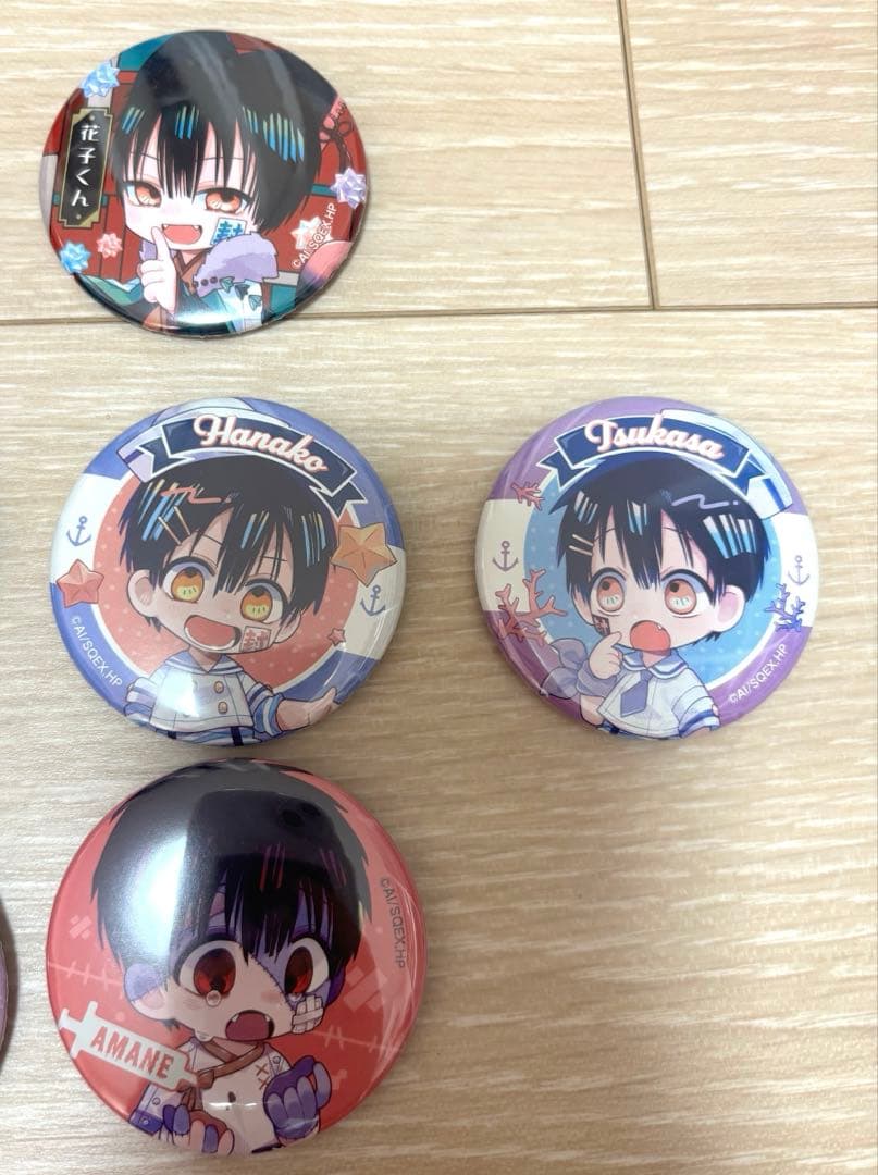 地縛少年花子くん 缶バッジ アクリルスタンド