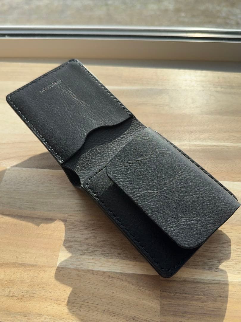 本革 イタリアンレザー 二つ折り財布