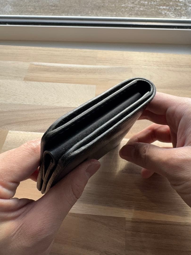 本革 イタリアンレザー 二つ折り財布