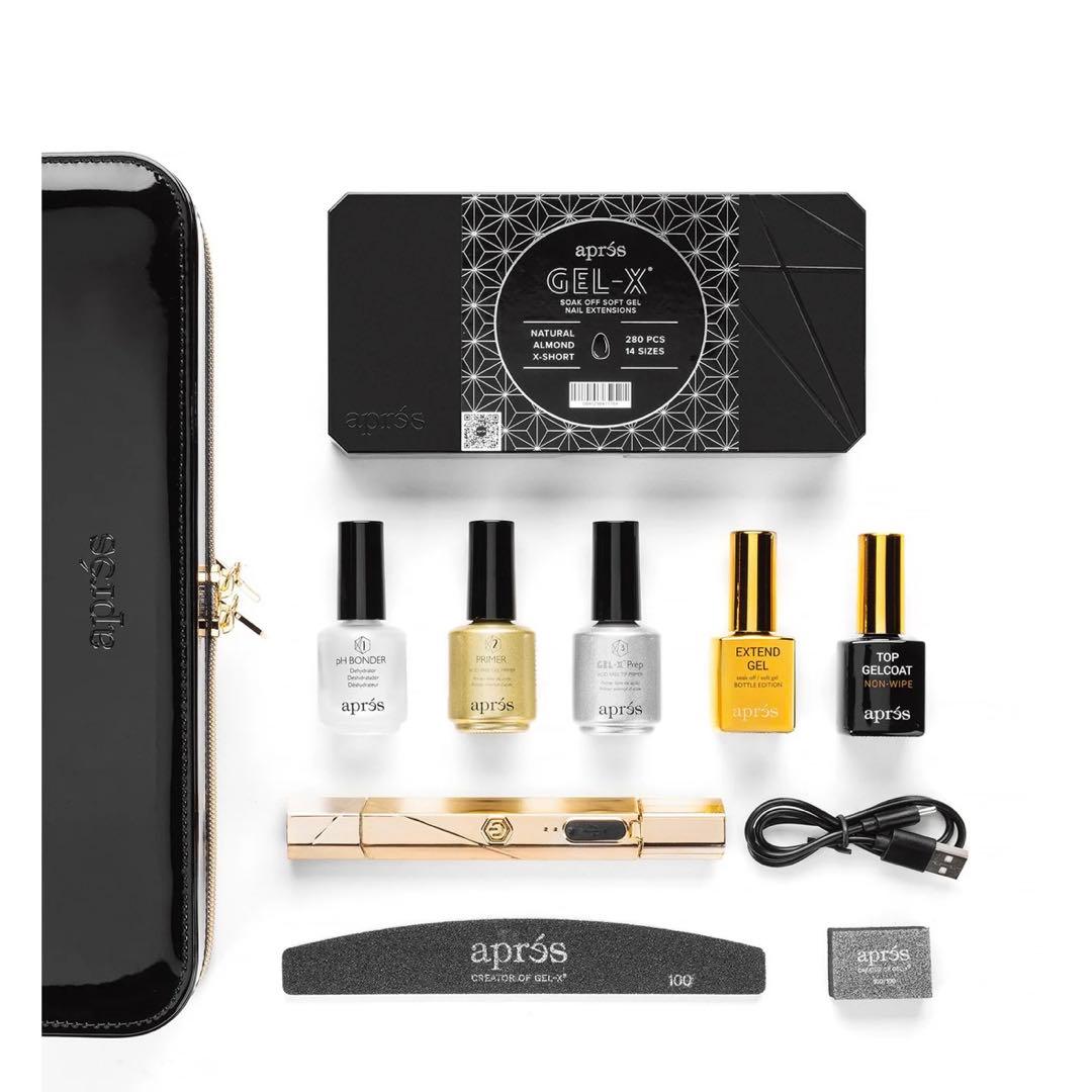 gel-x ネイルエクステンションキット スカルプテッド アーモンド コフィン