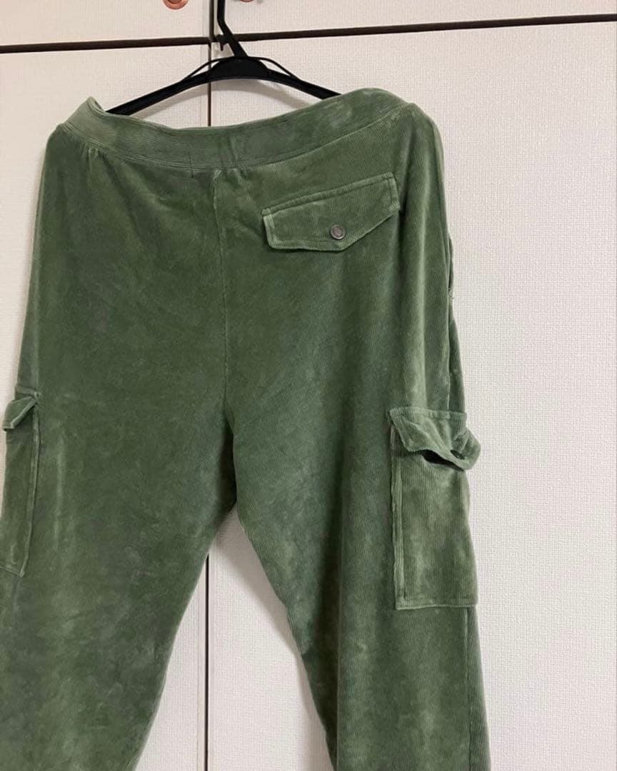 ラルフローレン　コーデュロイズボン　オリーブグリーン カーゴジョガーパンツ