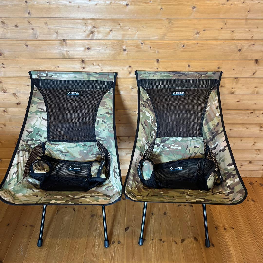 Helinox ヘリノックス　マルチカモ　チェア　2脚セット　美品