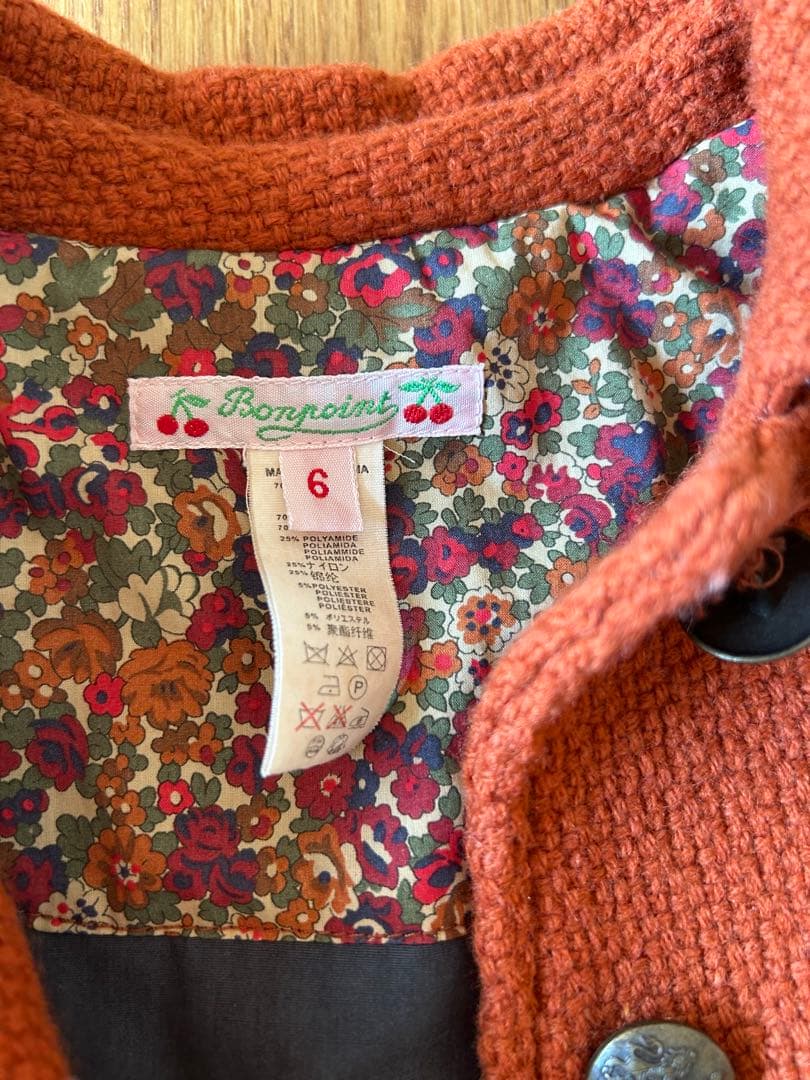 Bonpoint ウールコート 6A