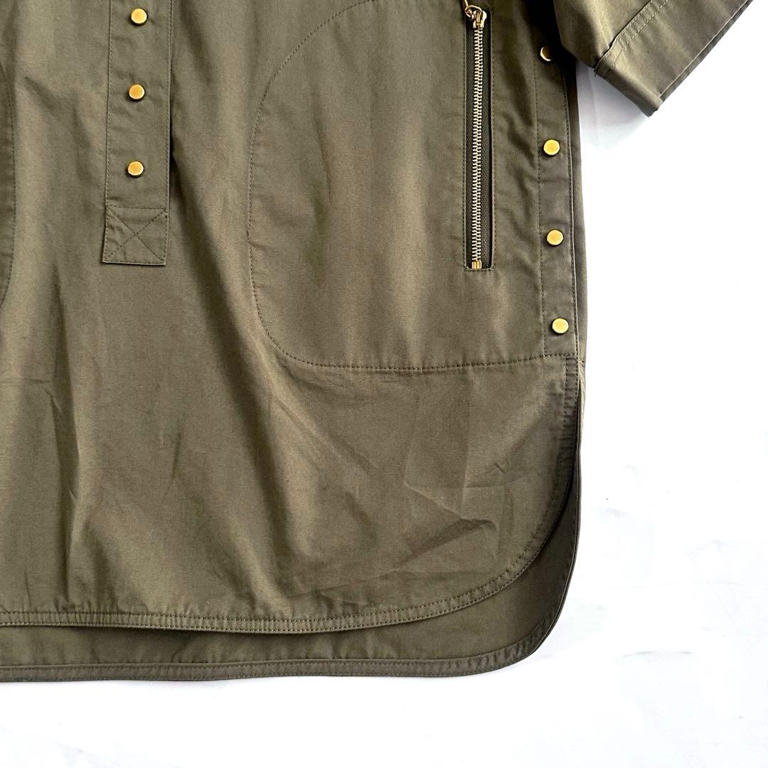 CELINEセリーヌ フィービー期 コットンツイルミリタリープルオーバーシャツ