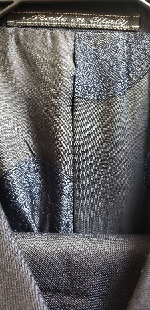 希少！　GIANNI VERSACE　チェスターコート　最上級ブラックタグ