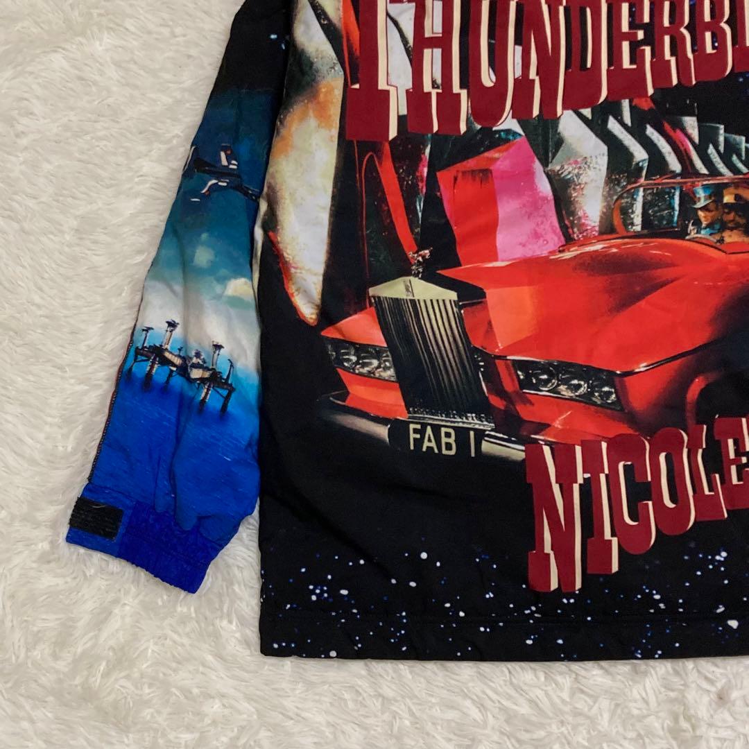 【希少】ニコルスポーツ スキーウェア コラボ 総柄 デザイン 中綿 ジャケット