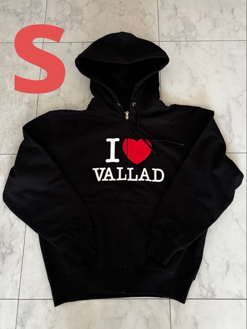 VALLAD Sサイズ　io着用　I LOVE VALLAD HOODIE