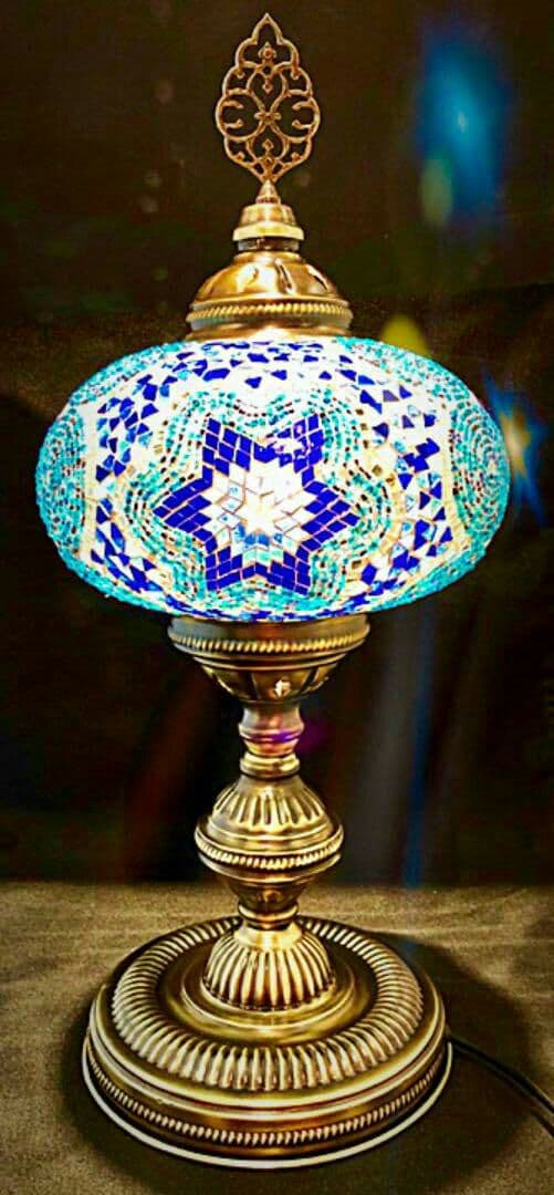 【30%OFF 期間限定セール 7/25まで】トルコランプ 大（ブルー）61