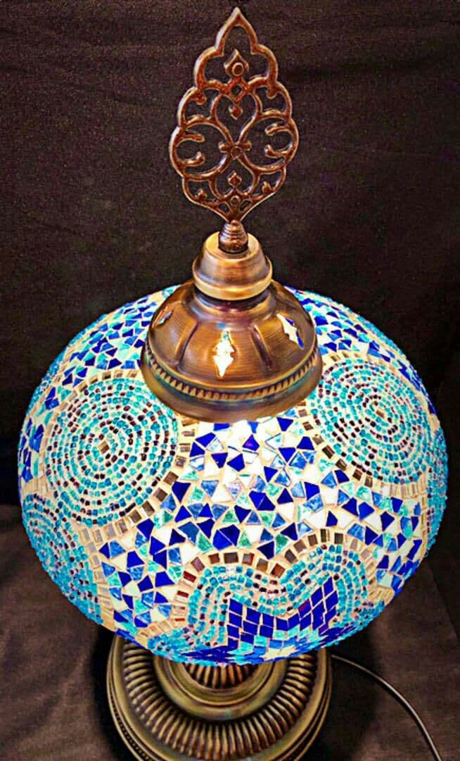 【30%OFF 期間限定セール 7/25まで】トルコランプ 大（ブルー）61