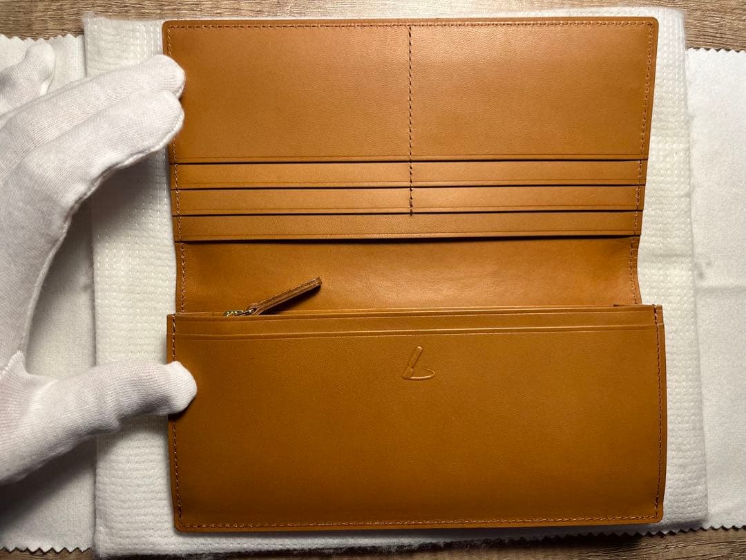 【極美品】土屋鞄 スペシャルコードバン 長財布 ナチュラル 希少限定品